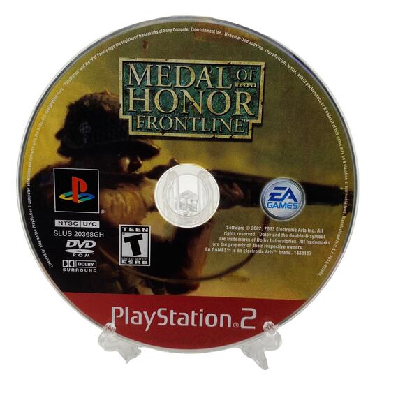 Medal of Honor: Frontline -- (Sony PlayStation 2, 2002) PS2 Disc Only Tested - Picture 1 of 4